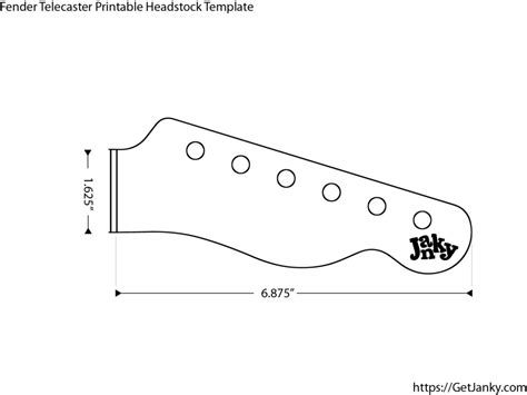 Fender Headstock Template